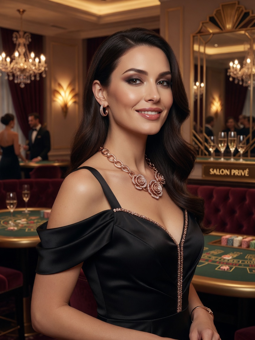 Betting babe agent Neon Rose